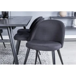 Elegant t Spisebordssæt - Sort