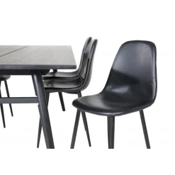 Elegant t Spisebordssæt - Sort