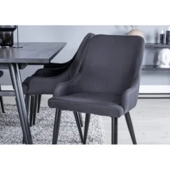 Elegant t Spisebordssæt - Sort