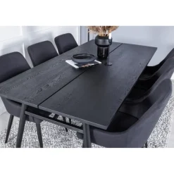 Elegant t Spisebordssæt - Sort