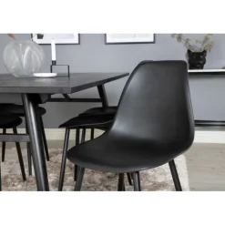 Elegant t Spisebordssæt - Sort