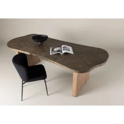 Eleonora Ovalt spisebord 230x100cm - Brun