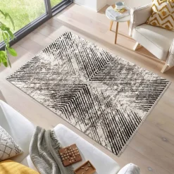 Elite Kortluvet tæppe Vintage - Beige