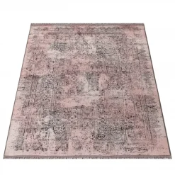 Elite Kortluvet tæppe Vintage - Rosa