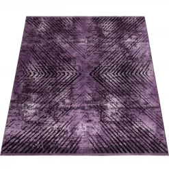 Elite Kortluvet tæppe Vintage - Lilla