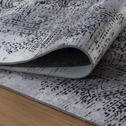 Elite Kortluvet tæppe Vintage - Grå