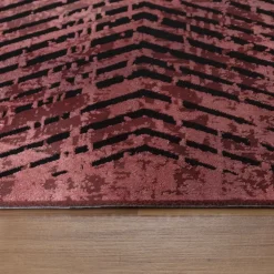 Elite Kortluvet tæppe Vintage - Rød