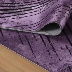 Elite Kortluvet Tæppeløber Vintage - Lilla