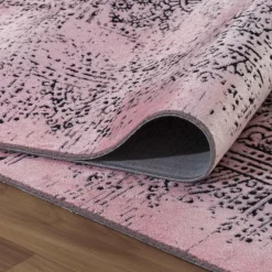 Elite Kortluvet Tæppeløber Vintage - Rosa