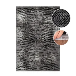 Elite Kortluvet Tæppeløber Vintage - Grå