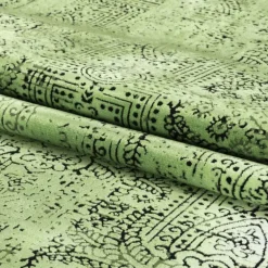 Elite Kortluvet Tæppeløber Vintage - Grøn