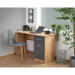 ELMO skrivebord i votan eg / antracit