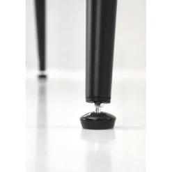 EMILIO 120 bord, - top - Hvid marmor, ben - Sort