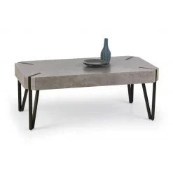 EMILY sofabord, - beton / Sort