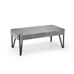 EMILY sofabord, - beton / Sort