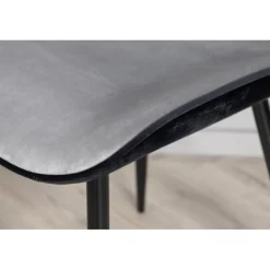 Emma Spisebordsstol - Sort og Grå