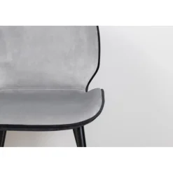 Emma Spisebordsstol - Sort og Grå