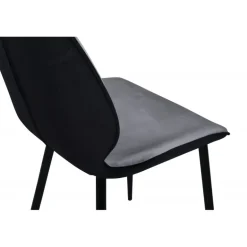 Emma Spisebordsstol - Sort og Grå