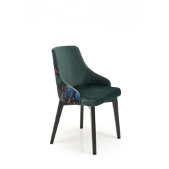 ENDO Spisebordsstol, Sort / Mørkegrøn