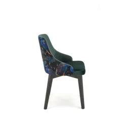 ENDO Spisebordsstol, Sort / Mørkegrøn