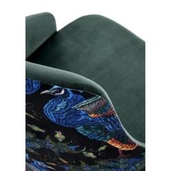 ENDO Spisebordsstol, Sort / Mørkegrøn