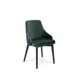 ENDO Spisebordsstol, Sort / Mørkegrøn