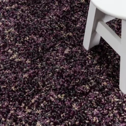 Enjoy Shaggy tæppe Plettet - Lilla