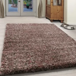 Enjoy Shaggy tæppe Plettet - Rosa