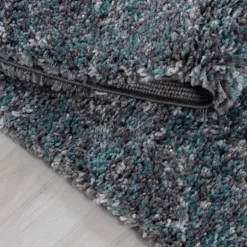 Enjoy Shaggy Tæppeløber Plettet - Blå