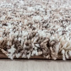 Enjoy Shaggy Tæppeløber Plettet - Beige