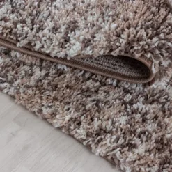 Enjoy Shaggy Tæppeløber Plettet - Beige