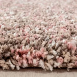 Enjoy Shaggy Tæppeløber Plettet - Rosa