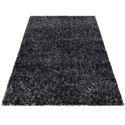 Enjoy Shaggy Tæppeløber Plettet - Antracit