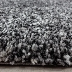 Enjoy Shaggy Tæppeløber Plettet - Antracit