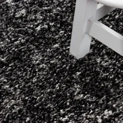 Enjoy Shaggy Tæppeløber Plettet - Antracit