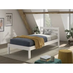 Enkeltseng 90 x 200 – Pino, hvid