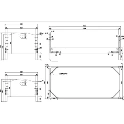 Enkeltseng 90 x 200 cm – Amori, hvid