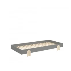 Enkeltseng 90 x 200 cm – Modulo, grå