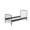 Enkeltseng metal 90 x 200 – Bronxx, sort