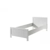 Enkeltseng 90x200 – Erik, hvid lakeret MDF og fyr