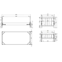 Enkeltseng 90x200 – Erik, hvid lakeret MDF og fyr
