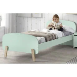 Enkeltseng 90x200 – Kiddy, mintgrøn