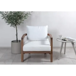 Erica Lænestol - Brun,Hvid