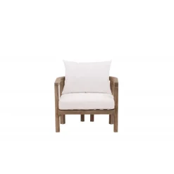 Erica Lænestol - Brun,Hvid