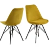 Eris spisebordsstol gul stof