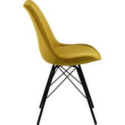 Eris spisebordsstol gul stof