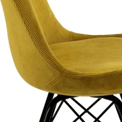 Eris spisebordsstol gul stof