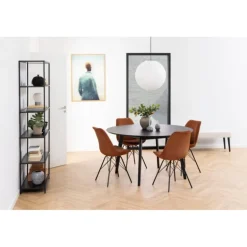 Eris spisebordsstol Wind stof kobber