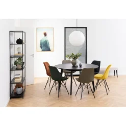 Eris spisebordsstol Wind stof kobber