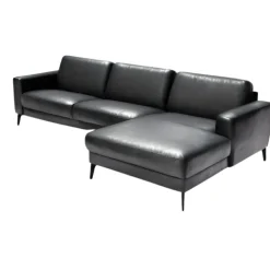 Esbjerg læder chaiselongsofa Højrevendt